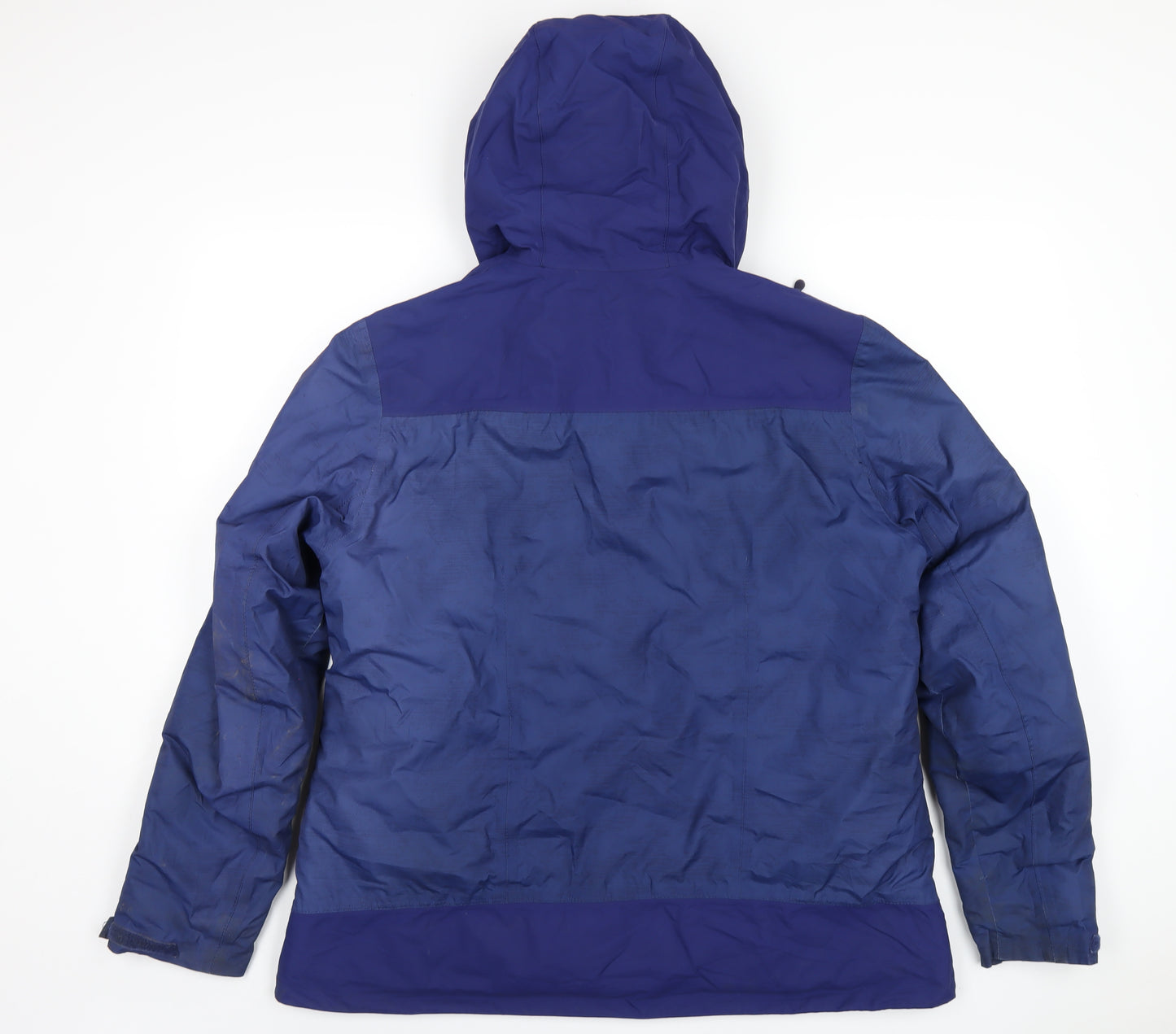 Quechua Womens Blue Rain Coat Coat Size XL Zip