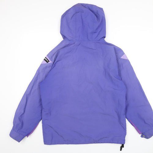 Fairydown Womens Purple Rain Coat Coat Size S Zip