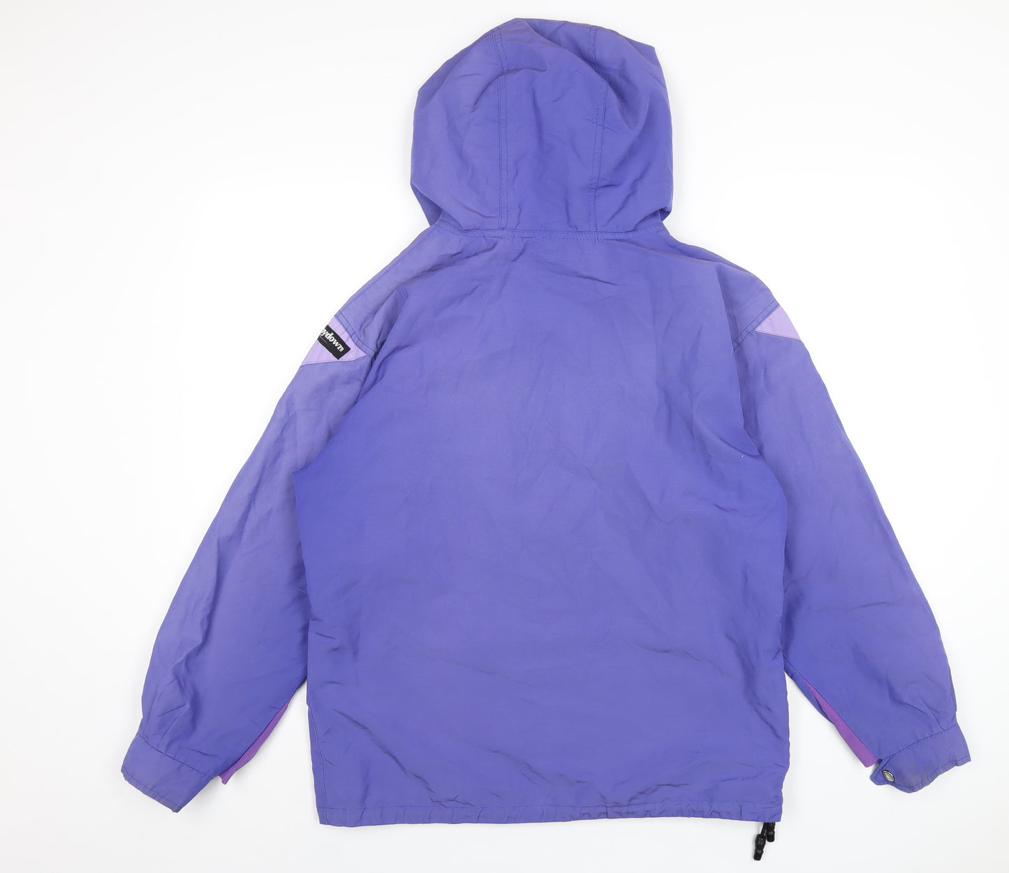 Fairydown Womens Purple Rain Coat Coat Size S Zip