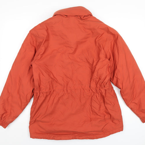 Hawkshead Mens Orange Rain Coat Coat Size M Zip