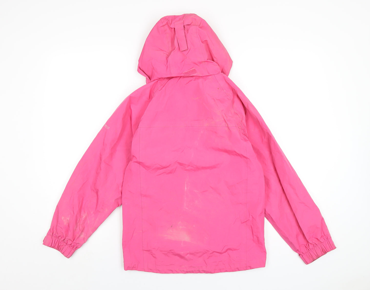 Trespass Girls Pink Rain Coat Coat Size 9-10 Years Zip
