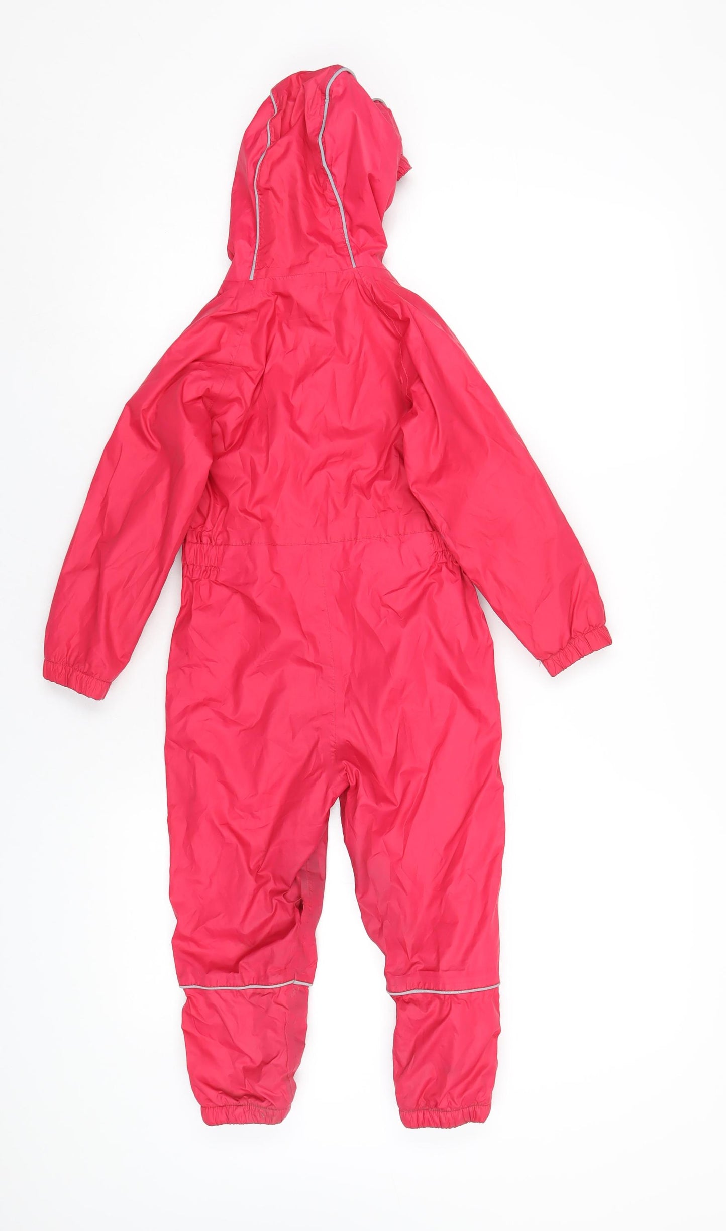 Peter Storm Girls Pink Rain Coat Snowsuit Size 2-3 Years Zip