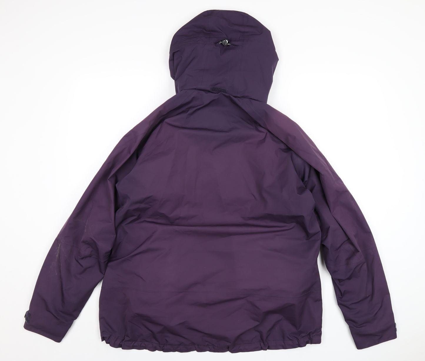 TOG24 Womens Purple Rain Coat Coat Size 16 Zip