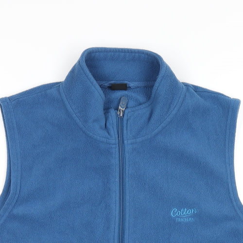 Cotton Traders Mens Blue Gilet Waistcoat Size M