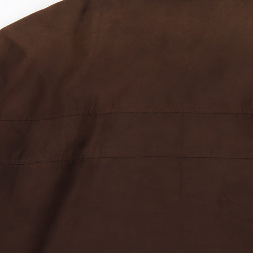 Thomas Nash Mens Brown Jacket Coat Size L Zip