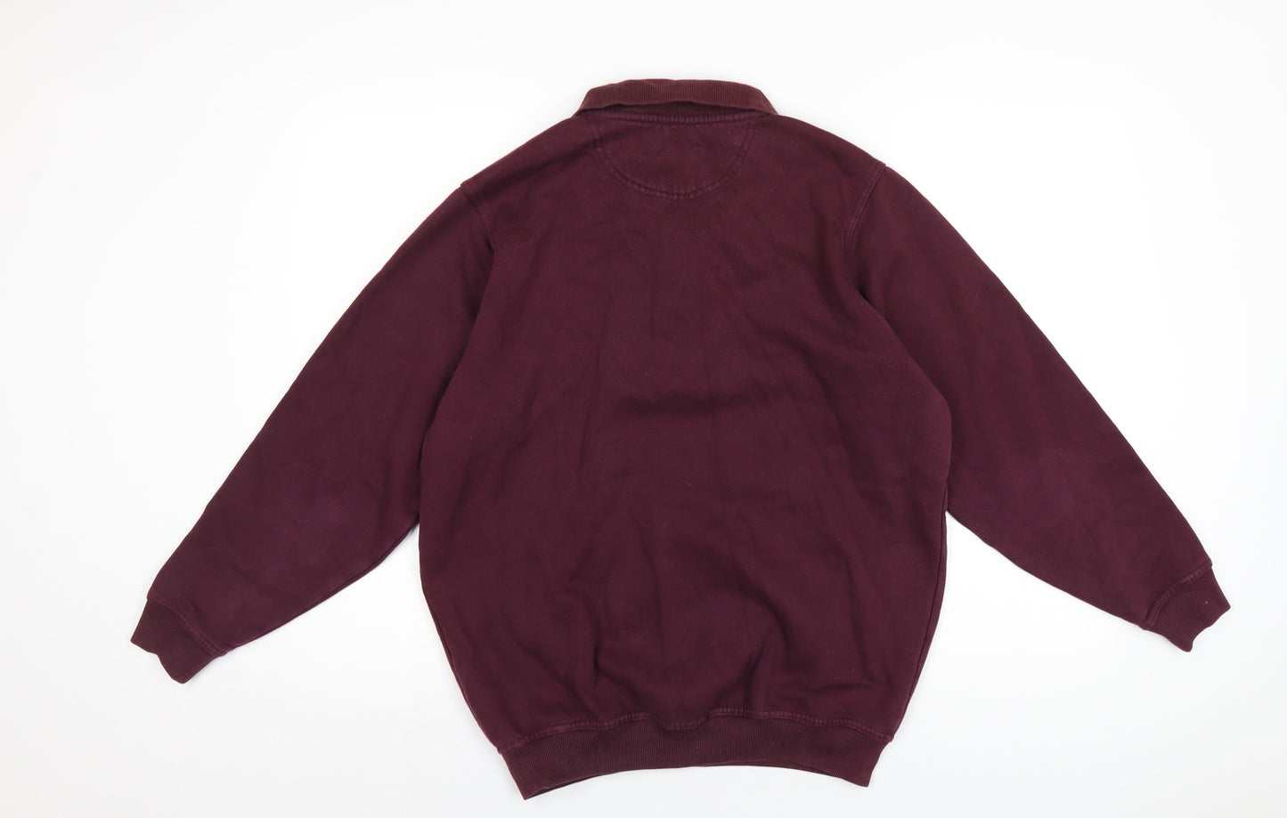 EWM Mens Purple Cotton Pullover Sweatshirt Size S