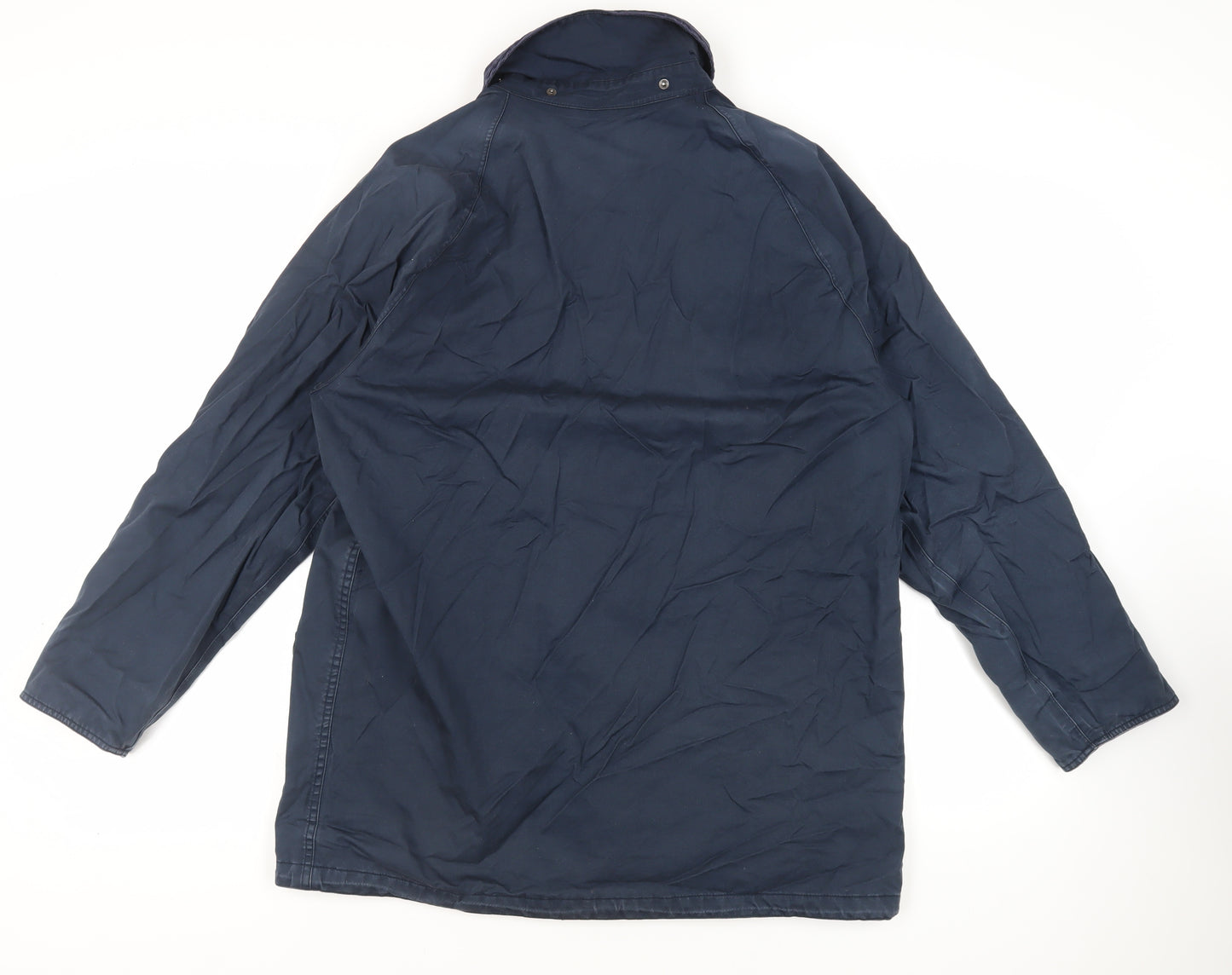 Barbour Mens Blue Jacket Size M Zip - Lightweight Beaufort