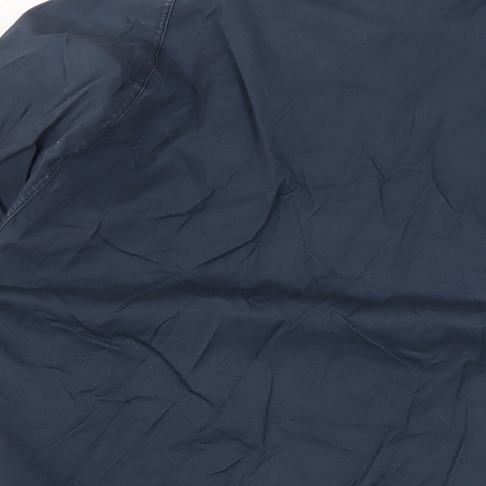 Barbour Mens Blue Jacket Size M Zip - Lightweight Beaufort