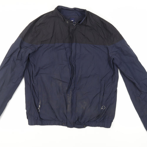 Gap Mens Blue Jacket Size L Zip - Lightweight