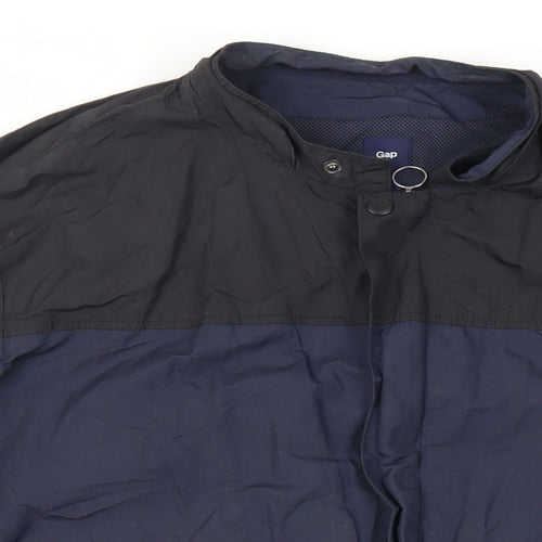 Gap Mens Blue Jacket Size L Zip - Lightweight