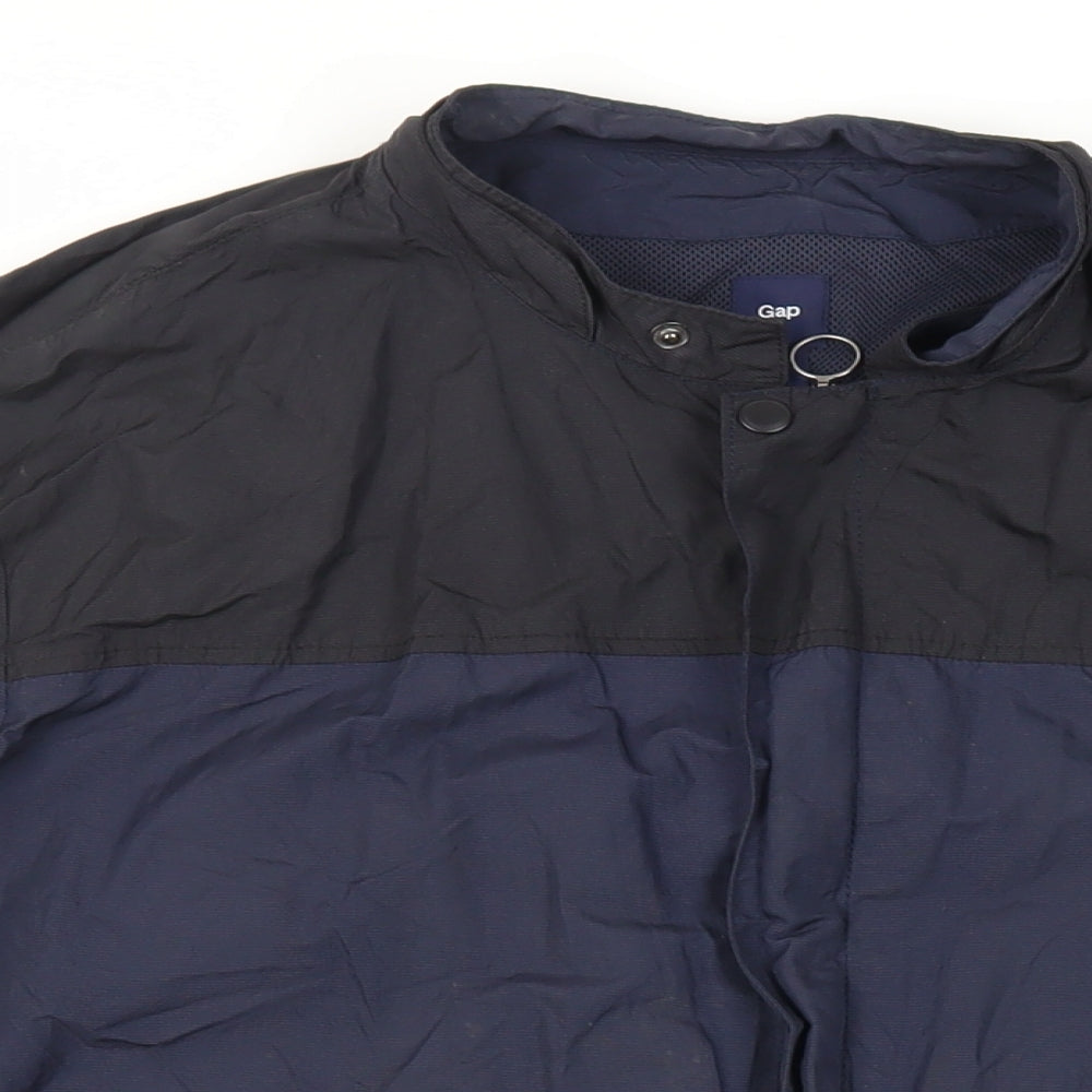 Gap Mens Blue Jacket Size L Zip - Lightweight