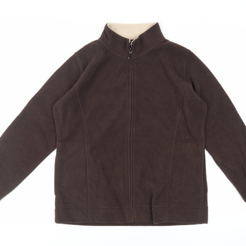 EWM Womens Brown Jacket Size M Zip