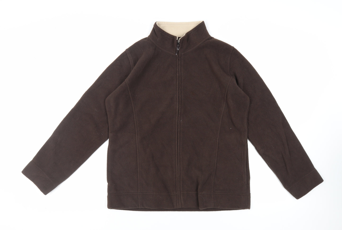 EWM Womens Brown Jacket Size M Zip