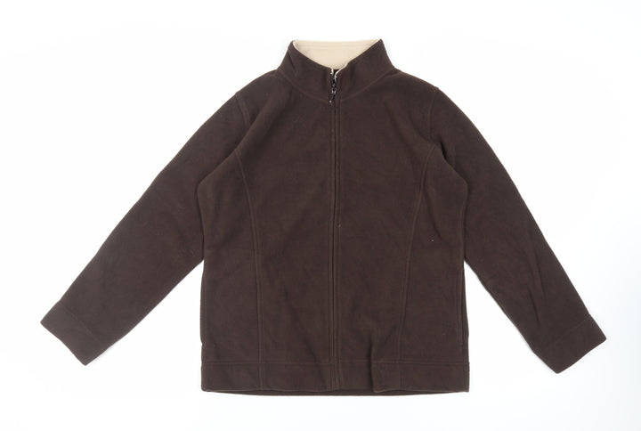 EWM Womens Brown Jacket Size M Zip