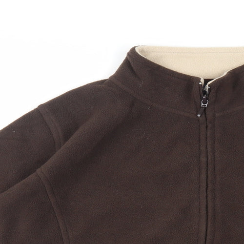 EWM Womens Brown Jacket Size M Zip