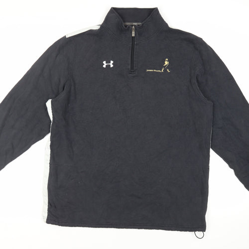 Under armour Mens Black Cotton Pullover Sweatshirt Size XL - Logo