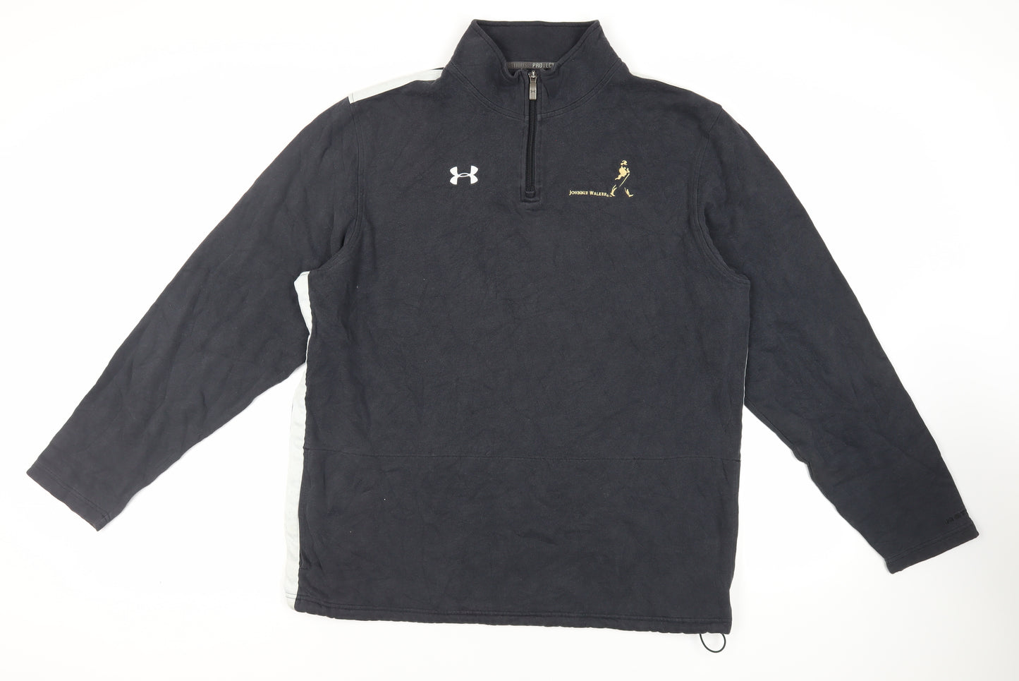 Under armour Mens Black Cotton Pullover Sweatshirt Size XL - Logo