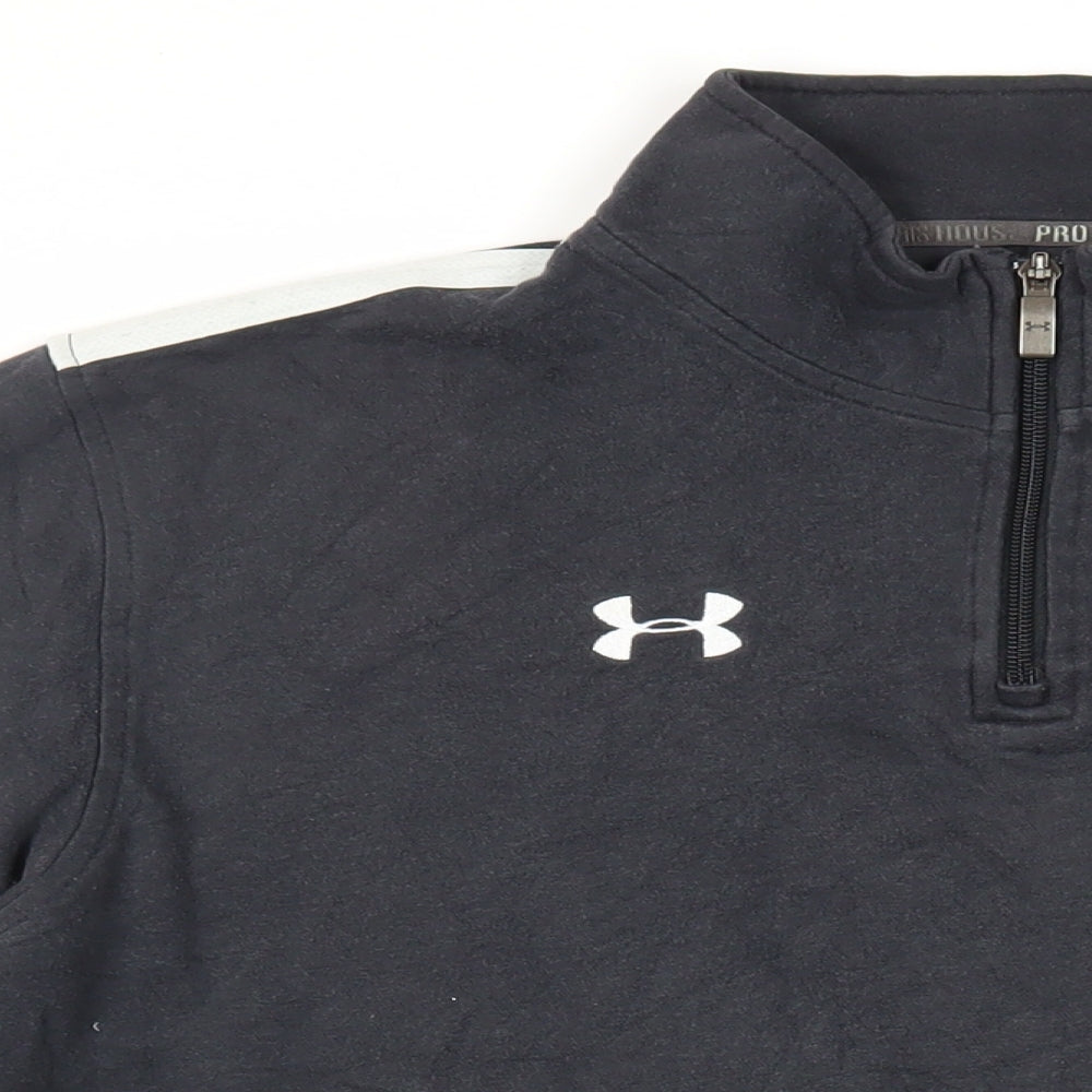 Under armour Mens Black Cotton Pullover Sweatshirt Size XL - Logo