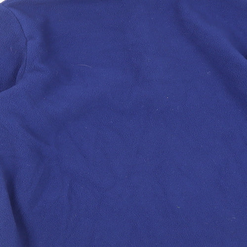 DECATHLON Boys Blue Polyester Pullover Sweatshirt Size 14 Years Zip