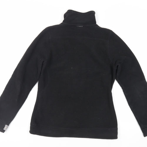 The North Face Womens Black Jacket Size M Zip - Logo Zipped Pockets