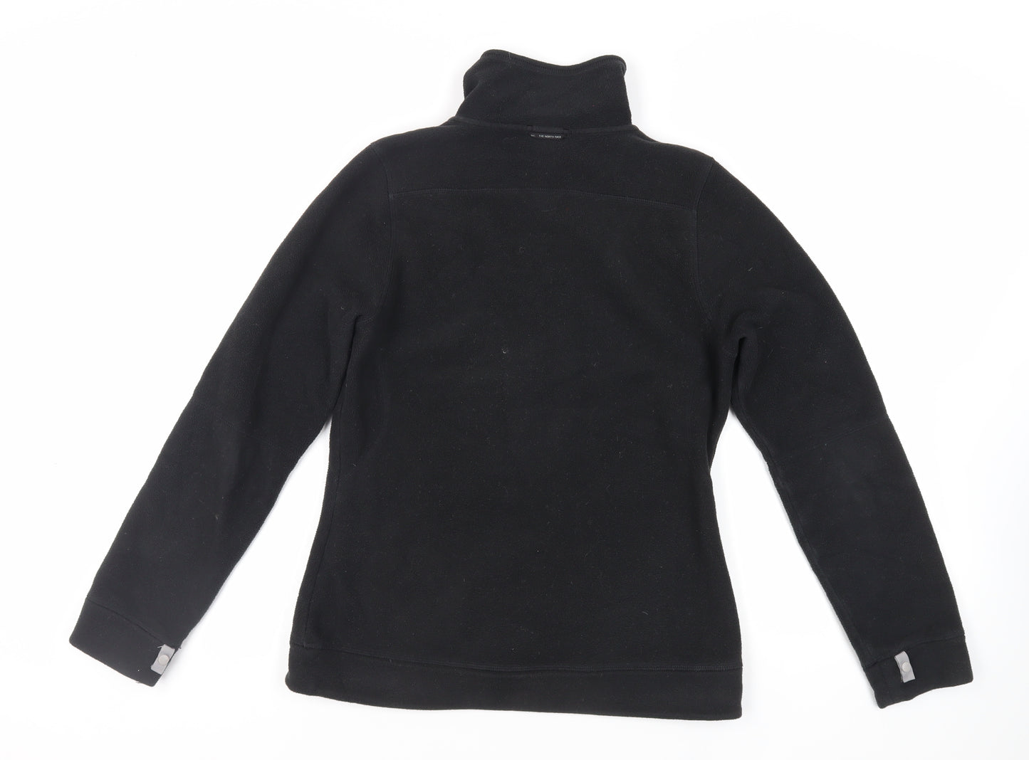 The North Face Womens Black Jacket Size M Zip - Logo Zipped Pockets