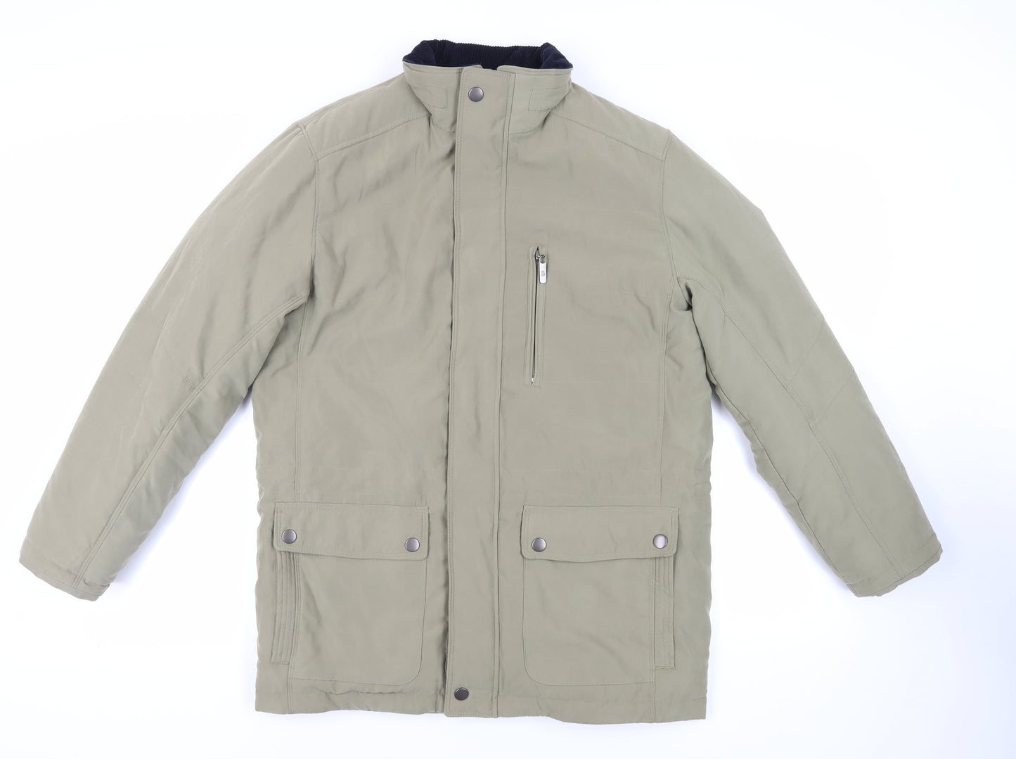 Brook Taverner Mens Green Jacket Size 38 Zip