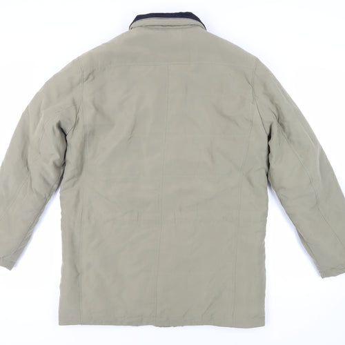 Brook Taverner Mens Green Jacket Size 38 Zip