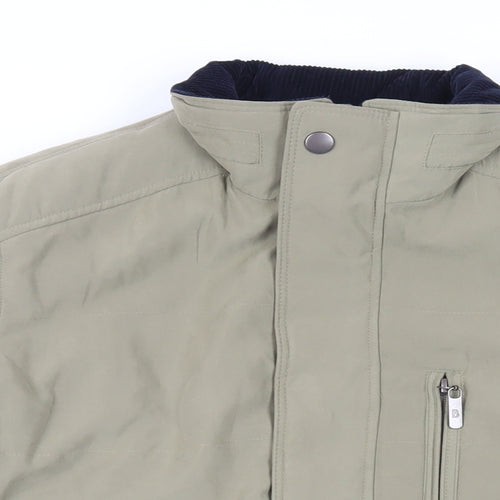 Brook Taverner Mens Green Jacket Size 38 Zip