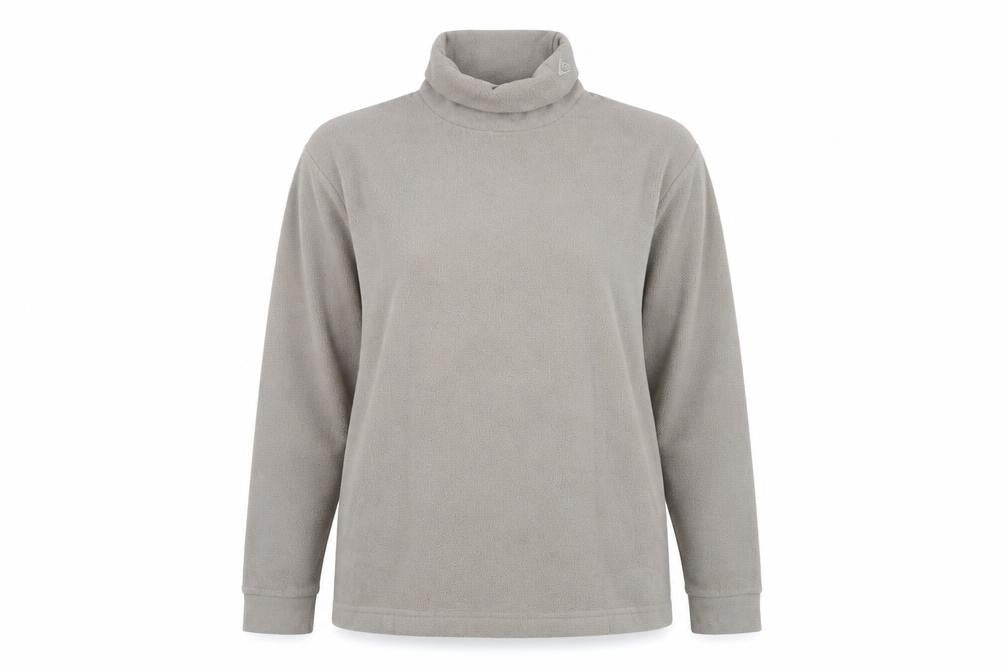 Front view of Boomerang women’s green polyester pullover sweatshirt, size UK 14, pullover
