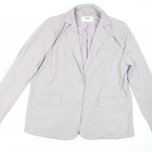 4th Reckless Womens Purple Jacket Blazer Size 14 Button