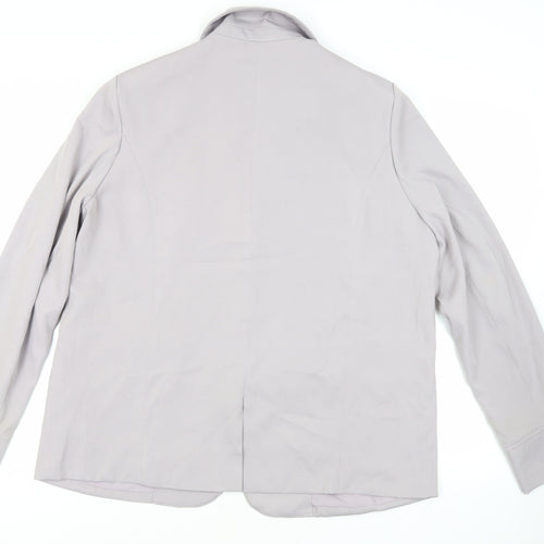 4th Reckless Womens Purple Jacket Blazer Size 14 Button