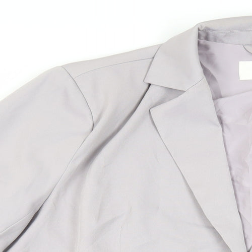 4th Reckless Womens Purple Jacket Blazer Size 14 Button