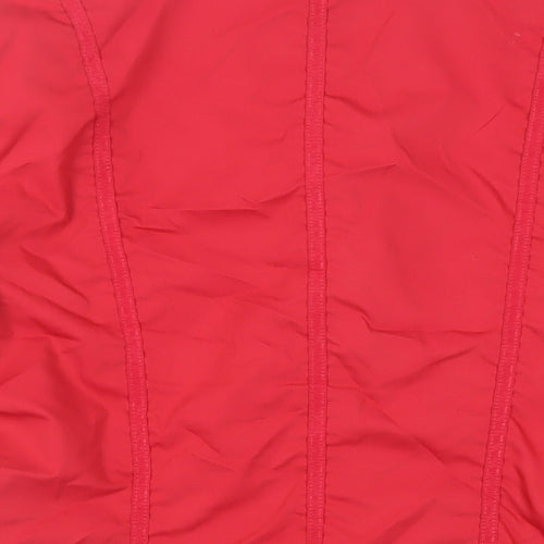 Savannah Womens Red Jacket Blazer Size 12 Button