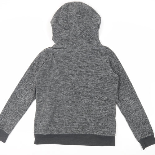 Sublevel Womens Grey Polyester Pullover Hoodie Size L Pullover