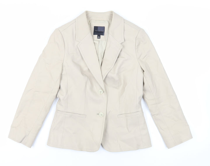 The Limited Womens Beige Jacket Blazer Size XS Button