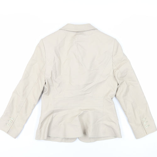 The Limited Womens Beige Jacket Blazer Size XS Button