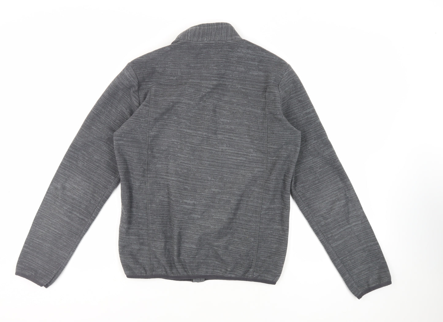DECATHLON Womens Grey Jacket Size M Zip - Logo Zipped Pockets