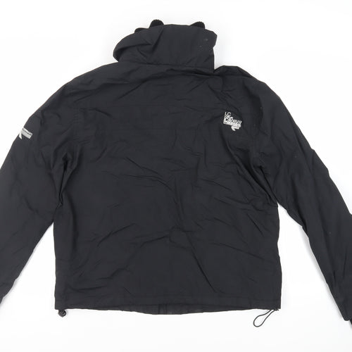 Lee Cooper Mens Black Jacket Size L Zip - Zipped Pockets