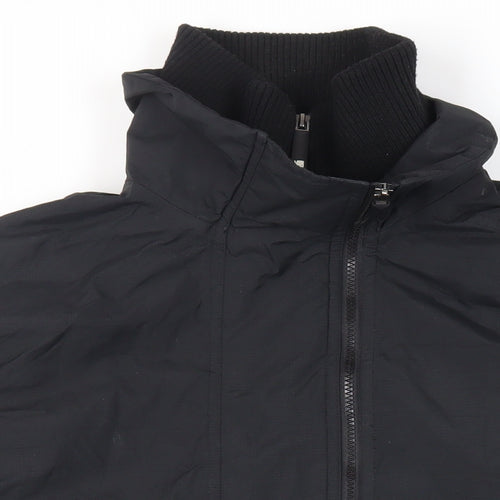 Lee Cooper Mens Black Jacket Size L Zip - Zipped Pockets