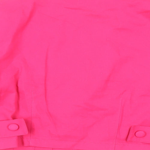 Charlotte Halton Womens Pink Jacket Blazer Size 14 Button