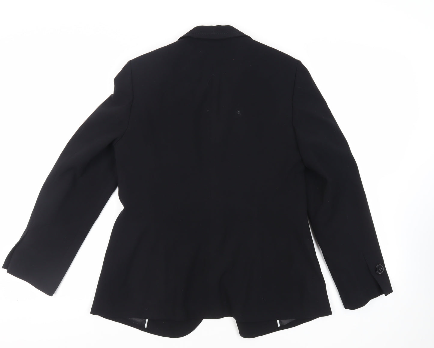Marks and Spencer Womens Black Jacket Blazer Size 16 Button
