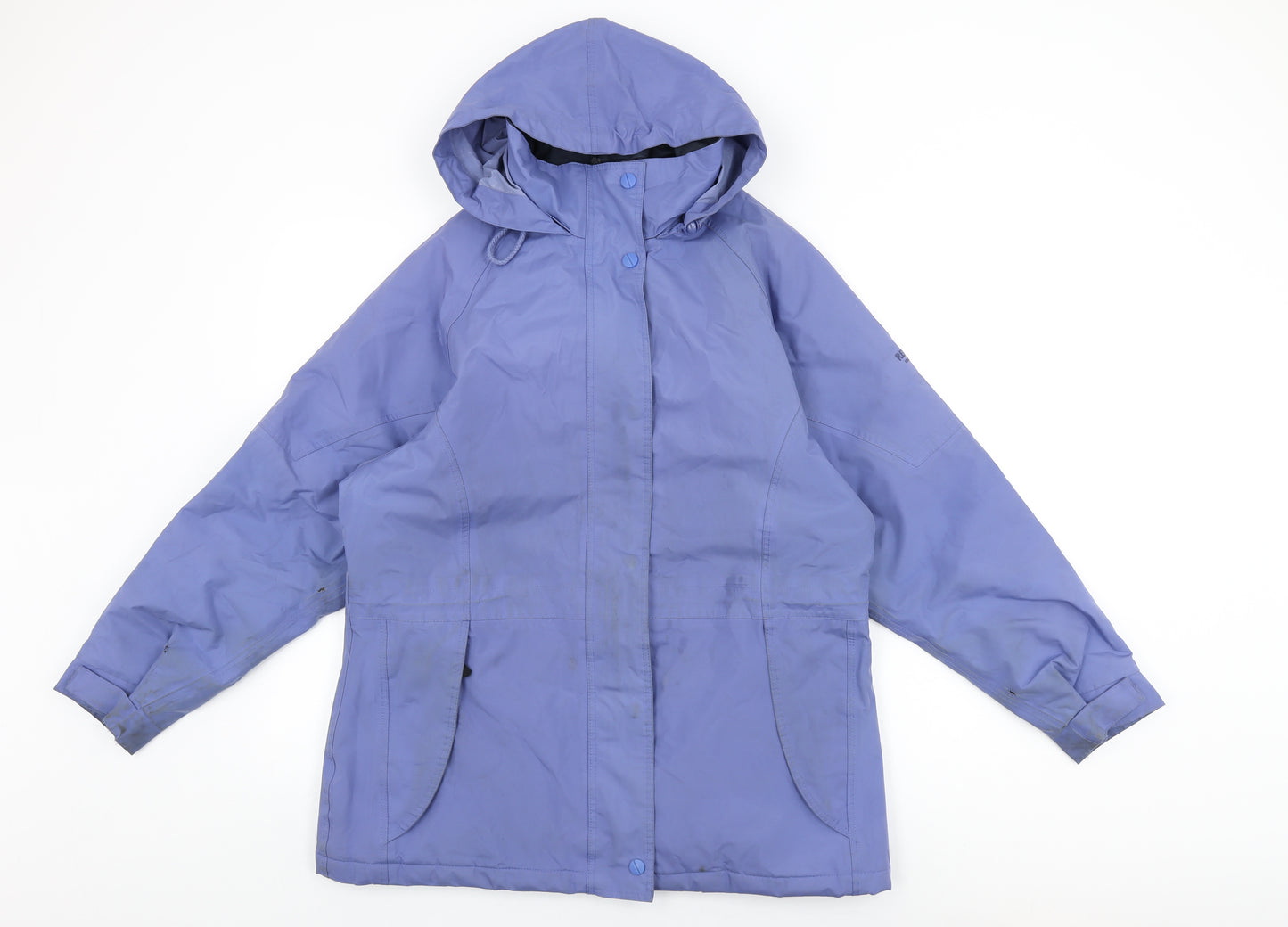 Regatta Womens Purple Rain Coat Coat Size 12 Zip