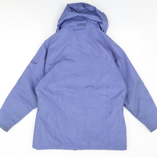 Regatta Womens Purple Rain Coat Coat Size 12 Zip