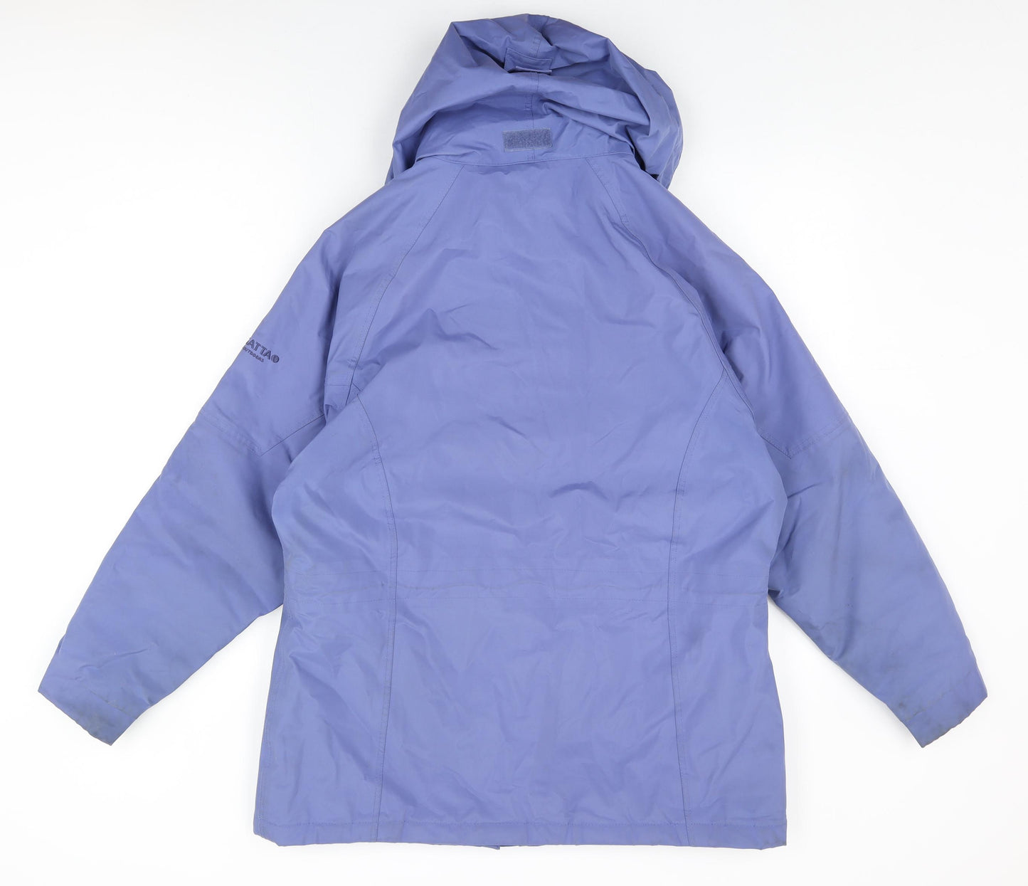 Regatta Womens Purple Rain Coat Coat Size 12 Zip