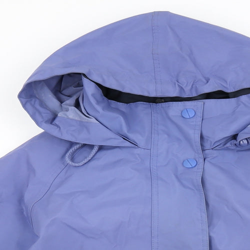 Regatta Womens Purple Rain Coat Coat Size 12 Zip