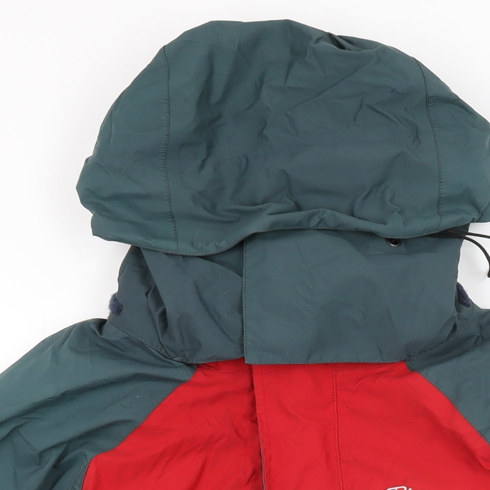 Berghaus Womens Red Rain Coat Coat Size 12 Zip