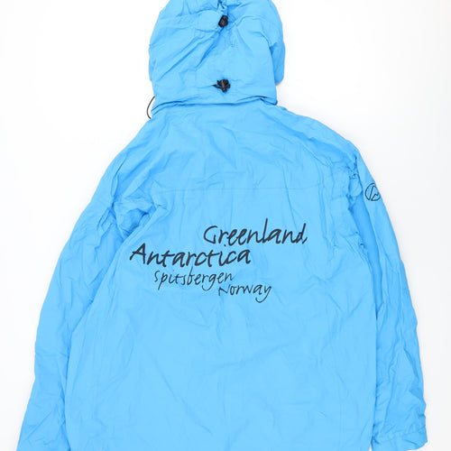 Stormberg Womens Blue Rain Coat Coat Size XL Zip