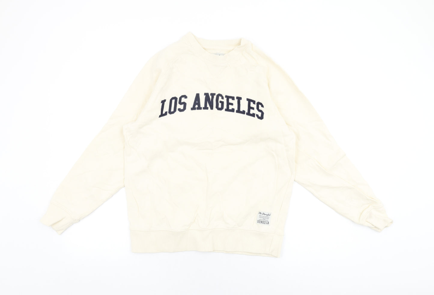 The Stronghold Womens Ivory Cotton Pullover Sweatshirt Size S Pullover - Los Angeles