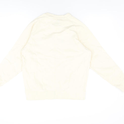 The Stronghold Womens Ivory Cotton Pullover Sweatshirt Size S Pullover - Los Angeles