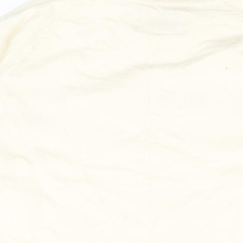The Stronghold Womens Ivory Cotton Pullover Sweatshirt Size S Pullover - Los Angeles